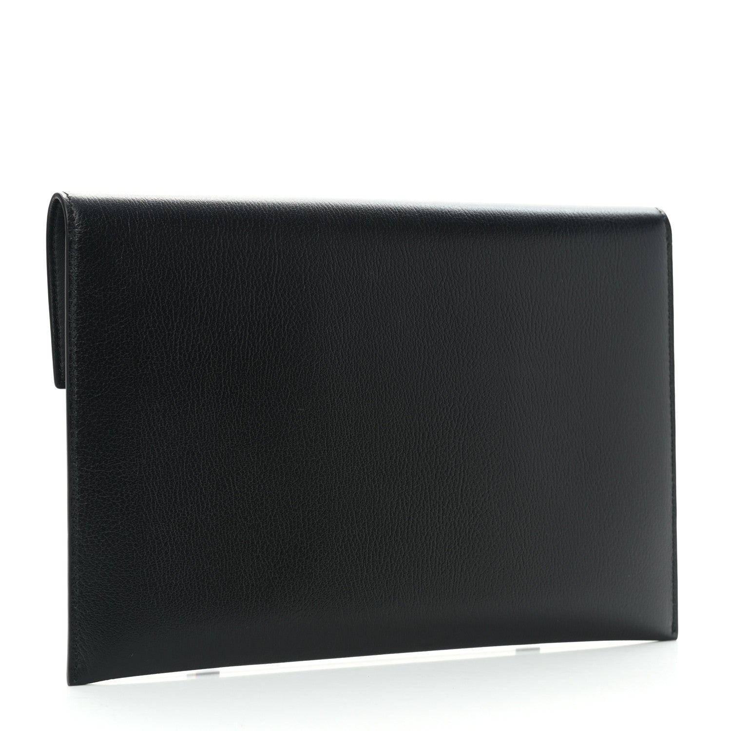 Alexander McQueen Calfskin Skull Stud Envelope Clutch Black 3 of 7
