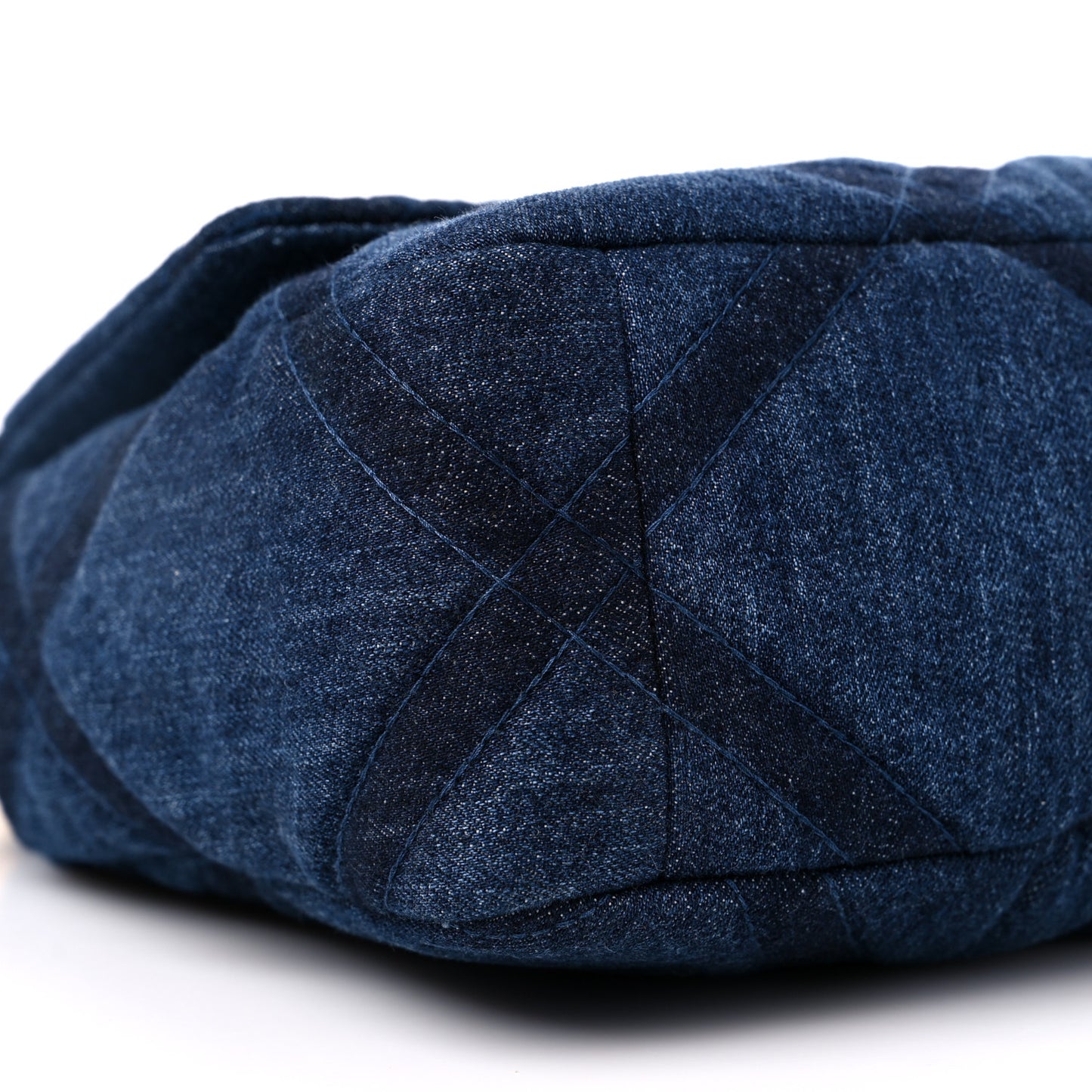Denim Quilted Medium Chanel 19 Flap Blue