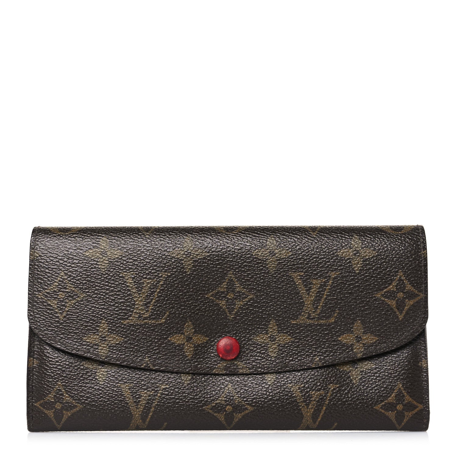 Louis Vuitton Monogram Emilie Wallet Rouge 1 of 8