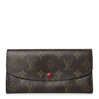 Louis Vuitton Monogram Emilie Wallet Rouge 1 of 8