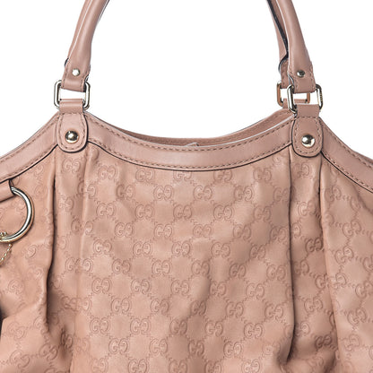 Gucci Guccissima Large Sukey Tote Winter Rose 9 of 11