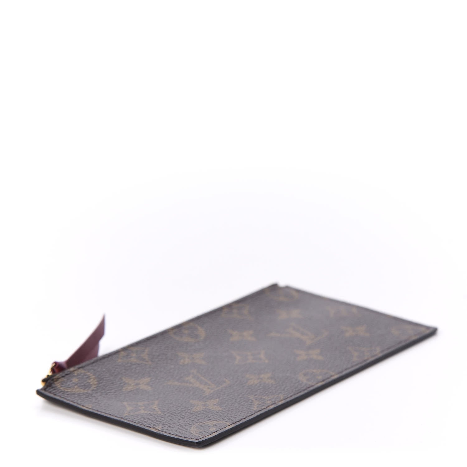 Louis Vuitton Monogram Felicie Chain Wallet Zippered Insert Fuchsia 3 of 7