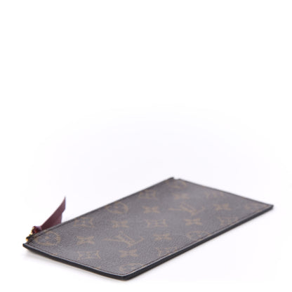 Louis Vuitton Monogram Felicie Chain Wallet Zippered Insert Fuchsia 3 of 7