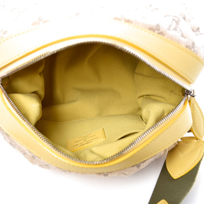 Louis Vuitton Monogram Denim Pochette Round Yellow 5 of 8