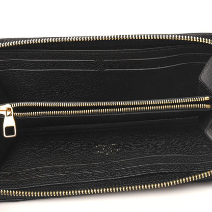 Louis Vuitton Empreinte Monogram Giant Clemence Wallet Black Beige 5 of 6