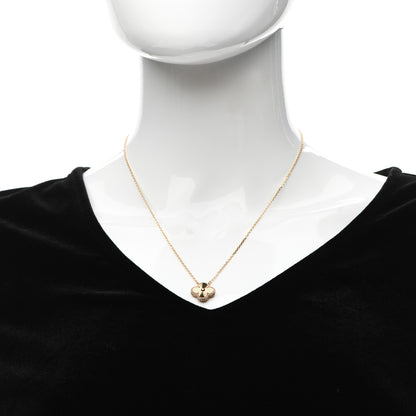 Van Cleef & Arpels 18K Yellow Gold Guilloche Vintage Alhambra Pendant Necklace 2 of 6