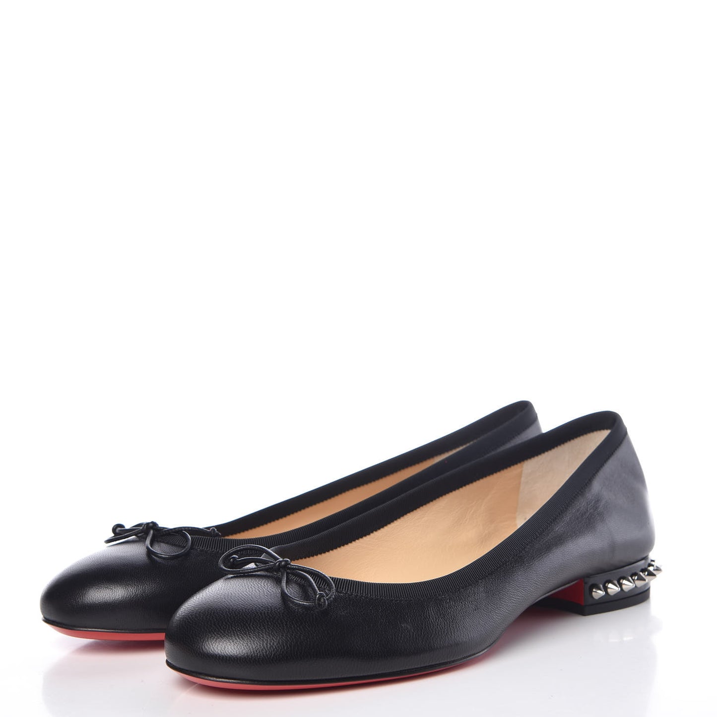 Shiny Nappa La Massine Flats 37 Black