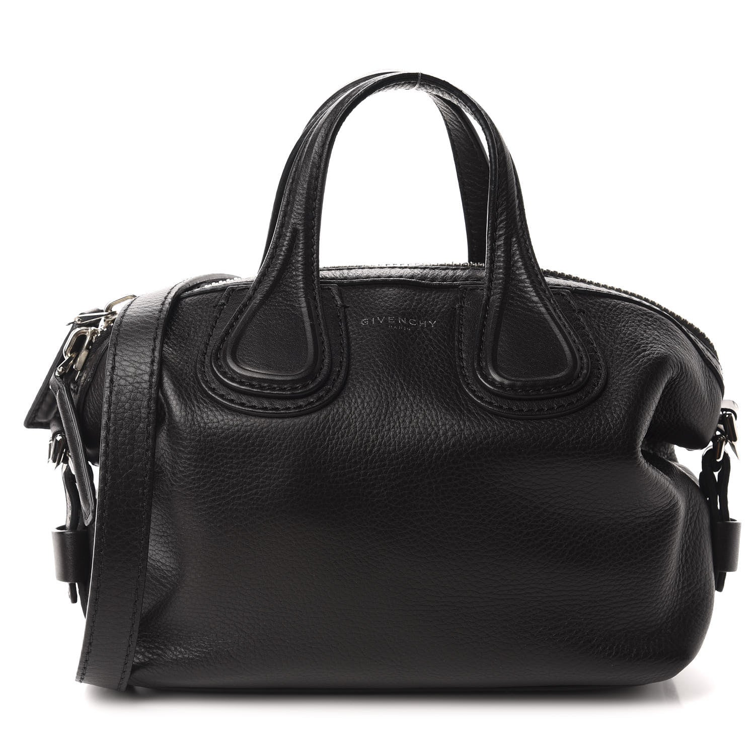 Givenchy Waxed Calfskin Micro Nightingale Dark Brown 1 of 10