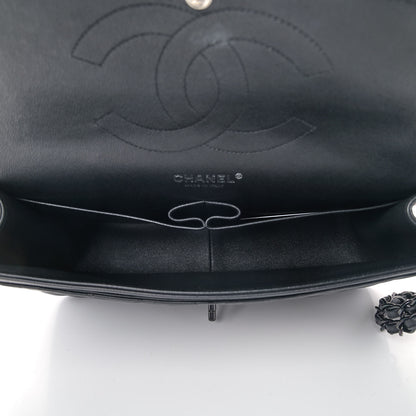 Chanel Crumpled Calfskin Quilted Jumbo Double Flap So Black 4 of 7
