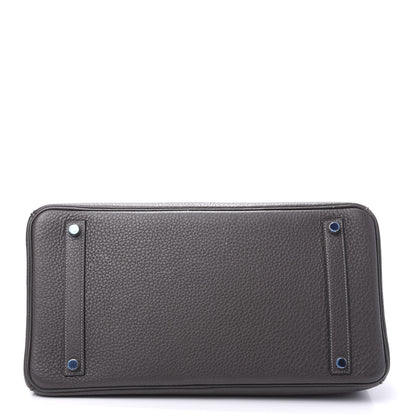 Hermes Taurillon Clemence Birkin 35 Graphite 6 of 33