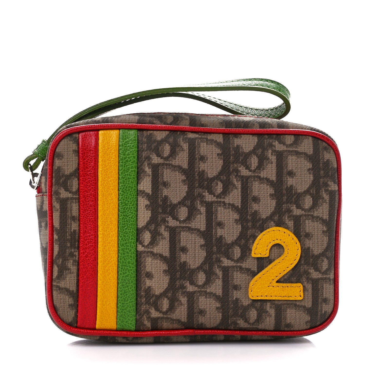 Christian Dior Monogram Rasta Wristlet Beige 1 of 11