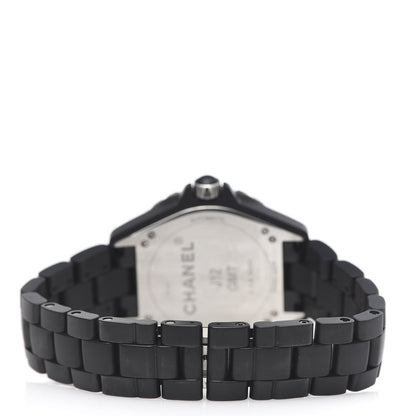 Chanel Stainless Steel Matte Ceramic 41mm J12 GMT Automatic Watch Black 4 of 7