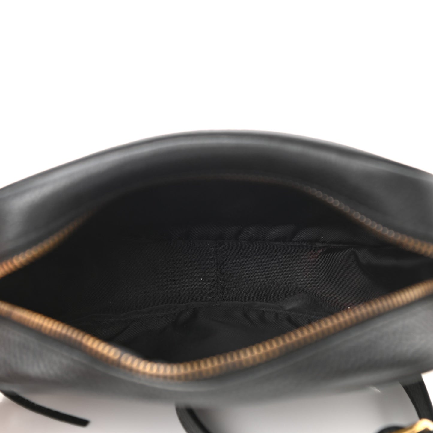 Pebbled Calfskin Mini Soho Disco Bag Black