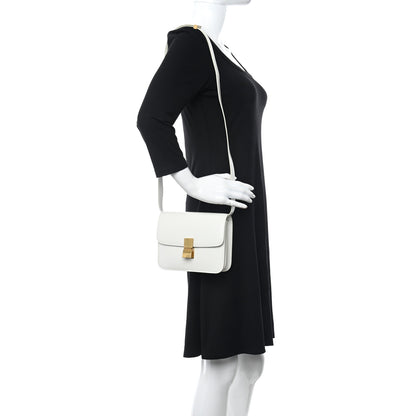 Celine Box Calfskin Teen Classic Box Flap Bag White 2 of 13