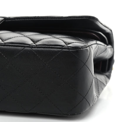 Chanel Lambskin Quilted Medium Double Flap Black 6 of 12
