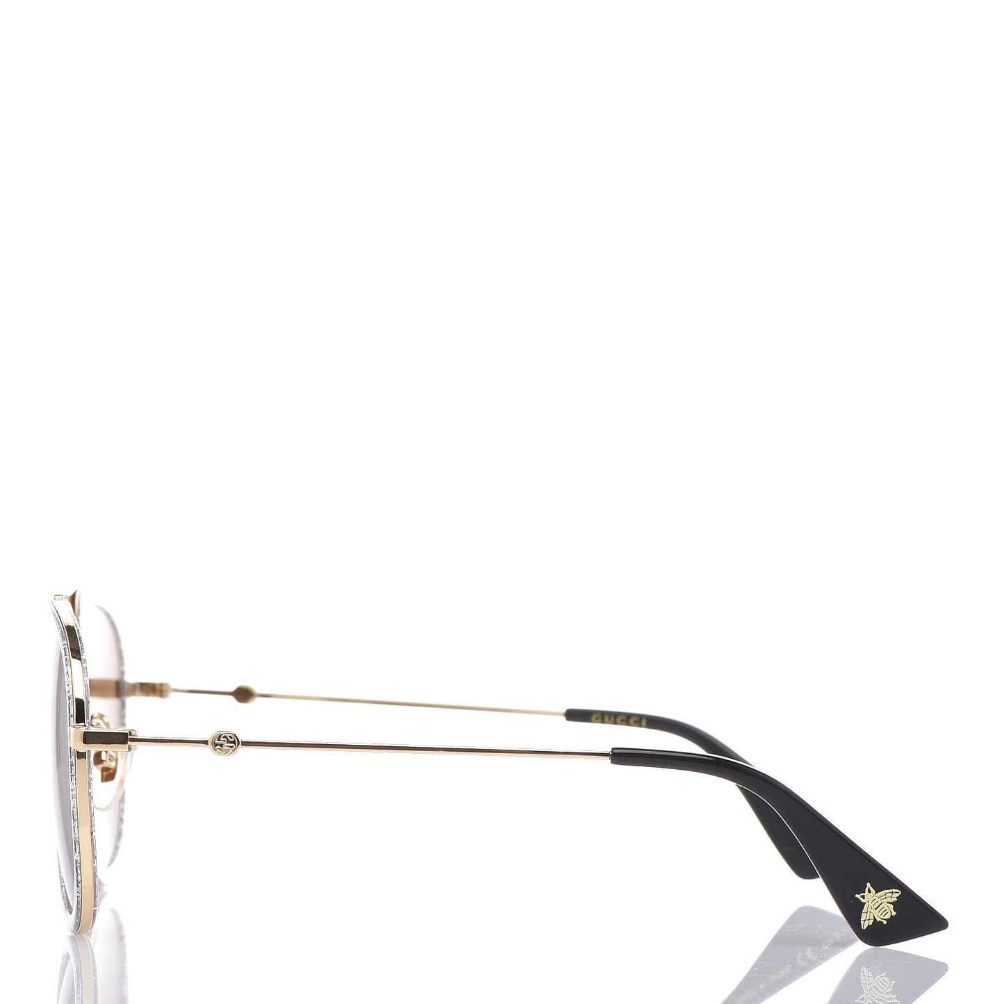 Glitter Aviator Sunglasses GG0062S Silver