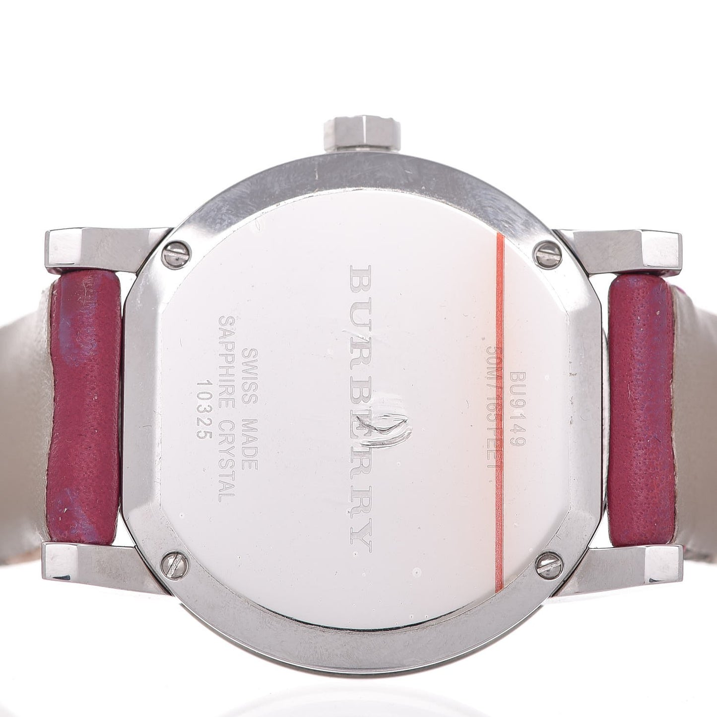 Stainless Steel Calfskin 38mm Nova Check Quartz Watch BU9149