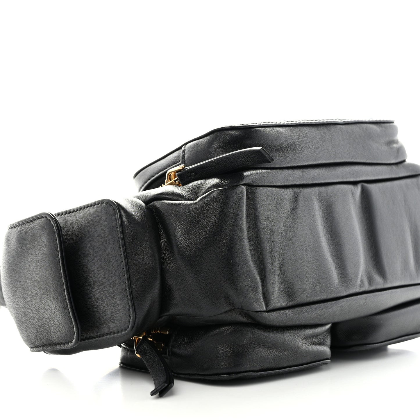 Nappa Multi Pocket Hobo Black