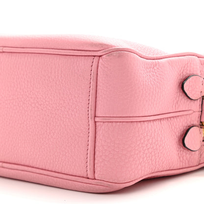 Prada Vitello Daino Medium Double Zip Shoulder Bag Petalo 12 of 12