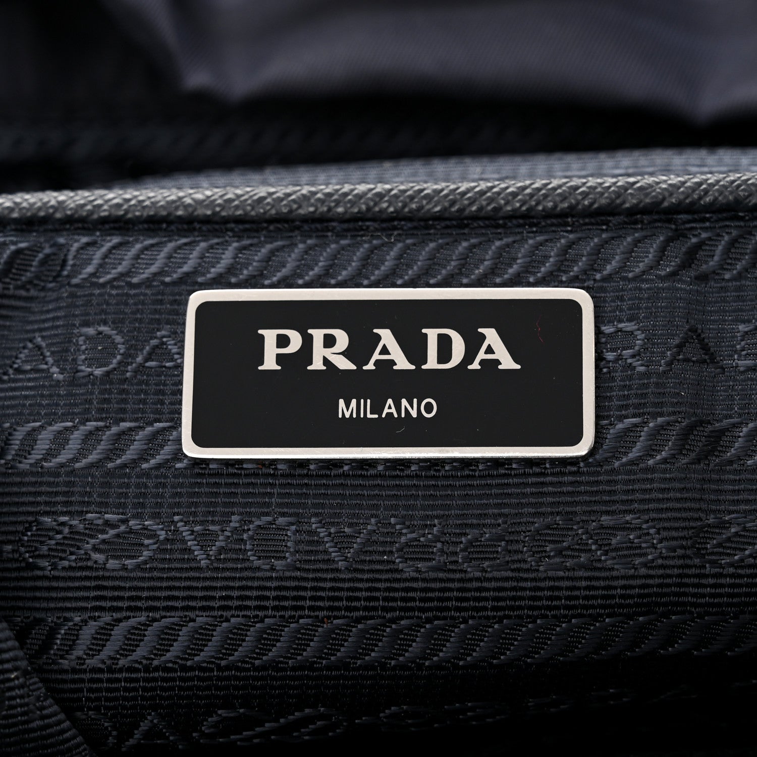 Prada Nylon Vela Large Backpack Navy 6 of 13