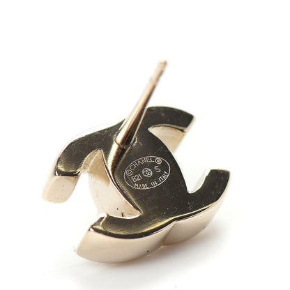 Chanel Metal CC Turnlock Earrings Gold 4 of 5
