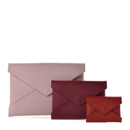 Louis Vuitton Epi Kirigami Pochette Set Rose Ballerine Fuchsia Coquelicot 1 of 9