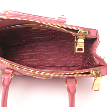 Prada Saffiano Mini Galleria Double Zip Tote Tamaris 6 of 21
