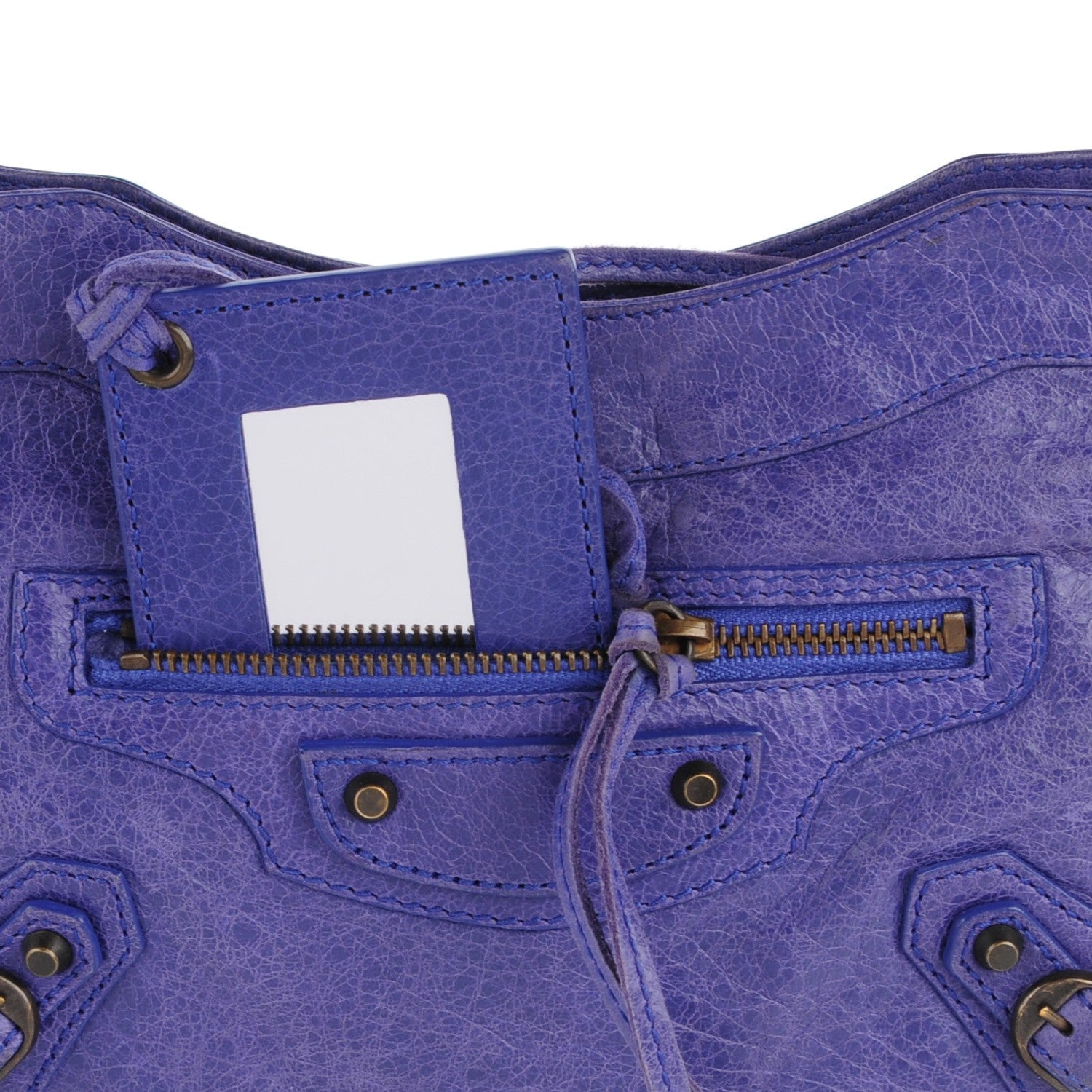Balenciaga Agneau Classic Hardware Hip Bleu Lavande 2 of 11