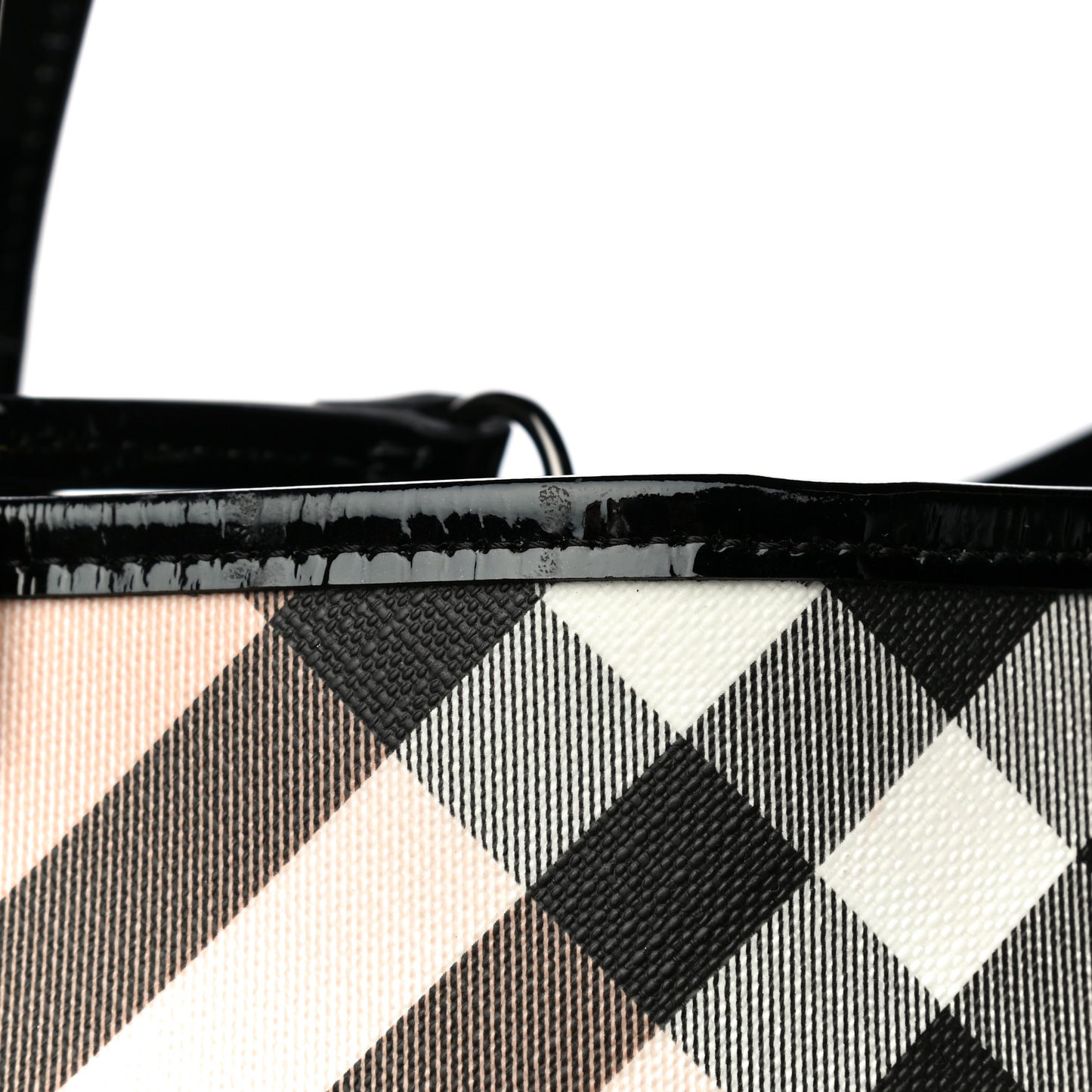 Nova Check Large Nickie Tote Black