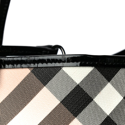 Burberry Nova Check Large Nickie Tote Black 13 of 31