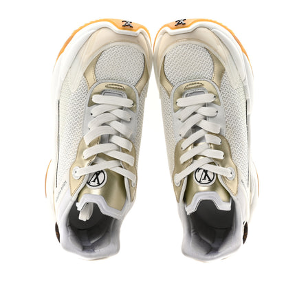 Louis Vuitton Monogram Calfskin Run 55 Sneakers 37 White 2 of 7