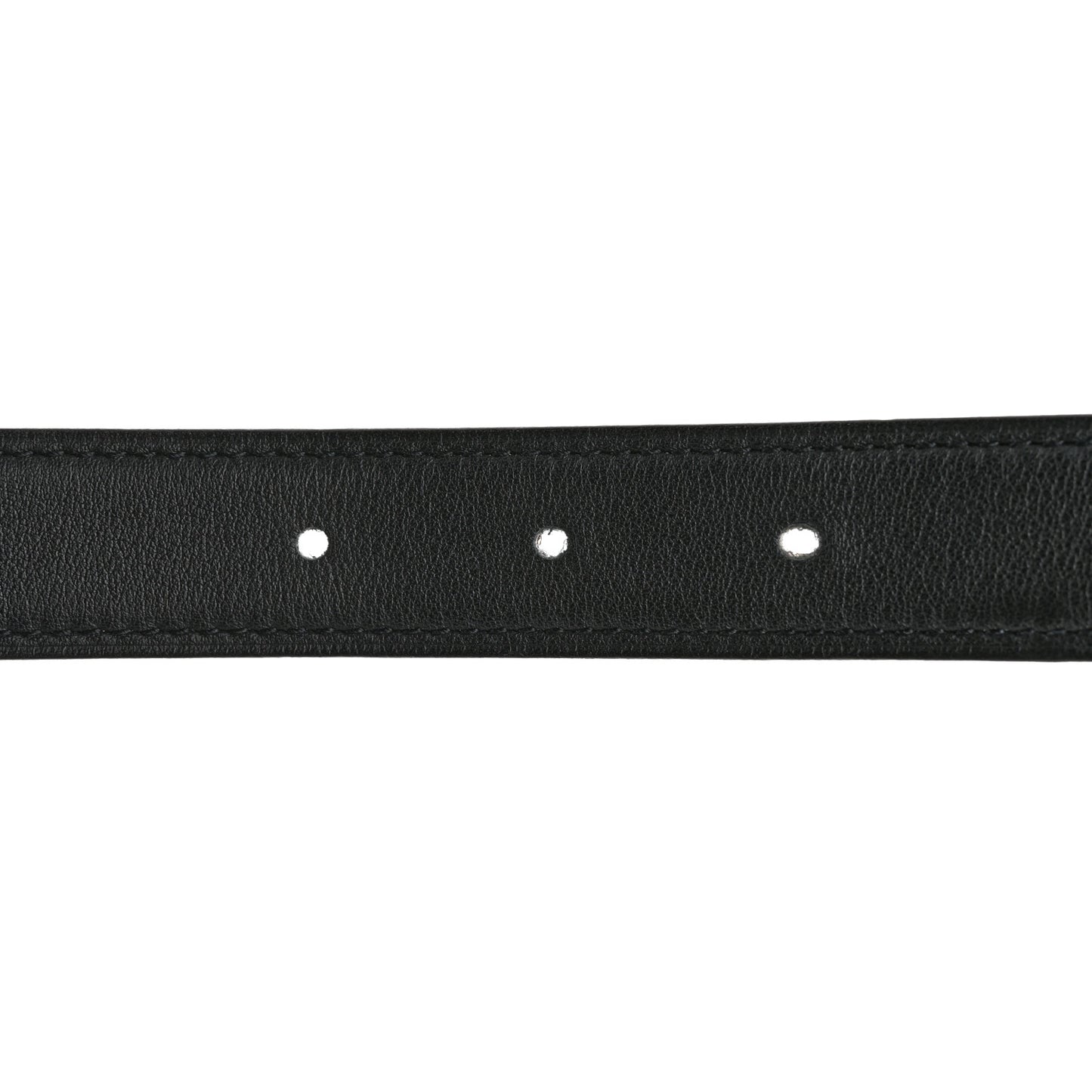 Swift Epsom 24mm Constance H Belt 80 Black Etoupe