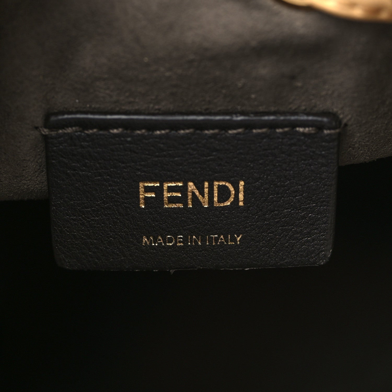Fendi Vitello Liberty F is Fendi Bi-Color FF 1974 Embossed Mini Mon Tresor Bucket Bag Savana Lollypop 6 of 7