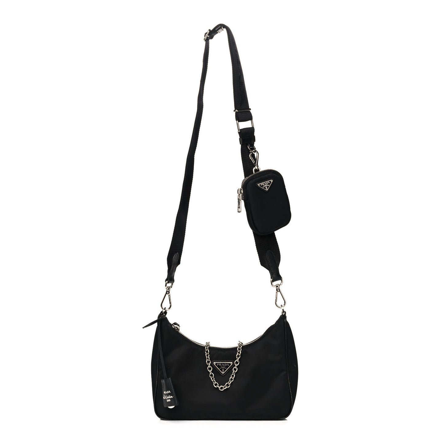 Nylon Re-Edition 2005 Shoulder Bag Black
