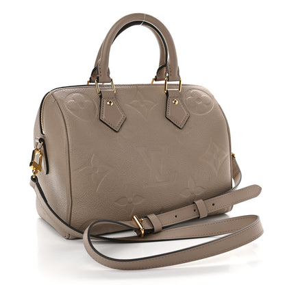 Louis Vuitton Empreinte Monogram Giant Speedy Bandouliere 25 Tourterelle 3 of 8
