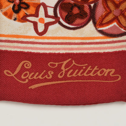 Louis Vuitton Silk Eugenia Bandeau Rubis 3 of 5