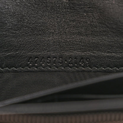Gucci Calfskin Matelasse GG Marmont Chain Wallet Black 7 of 22