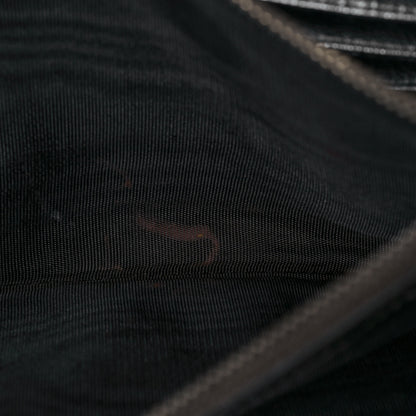 Saint Laurent Metallic Crinkled Calfskin Belle de Jour Chain Clutch Silver 8 of 14