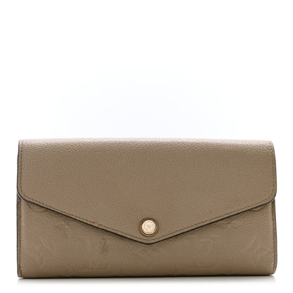 Louis Vuitton Empreinte Sarah Wallet NM Tourterelle 1 of 11