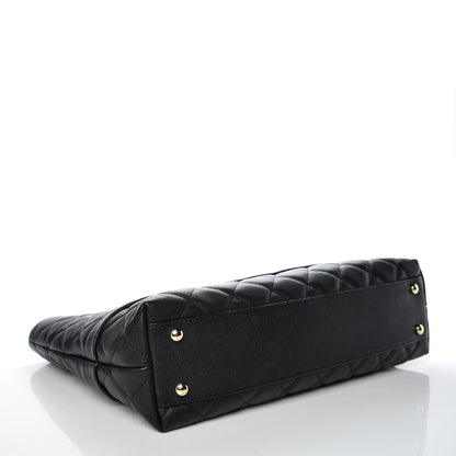 Chanel Caviar Quilted Rolled Up Tote Black 4 of 10