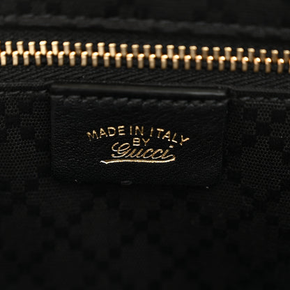 Gucci Calfskin Web Medium Borsetto Boston Black 6 of 10