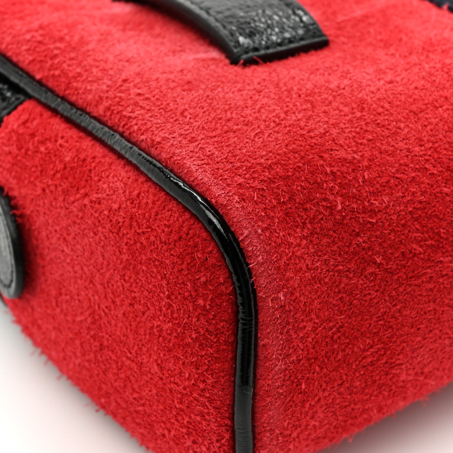 Suede Small Ophidia Belt Bag 85 34 Hibiscus Red