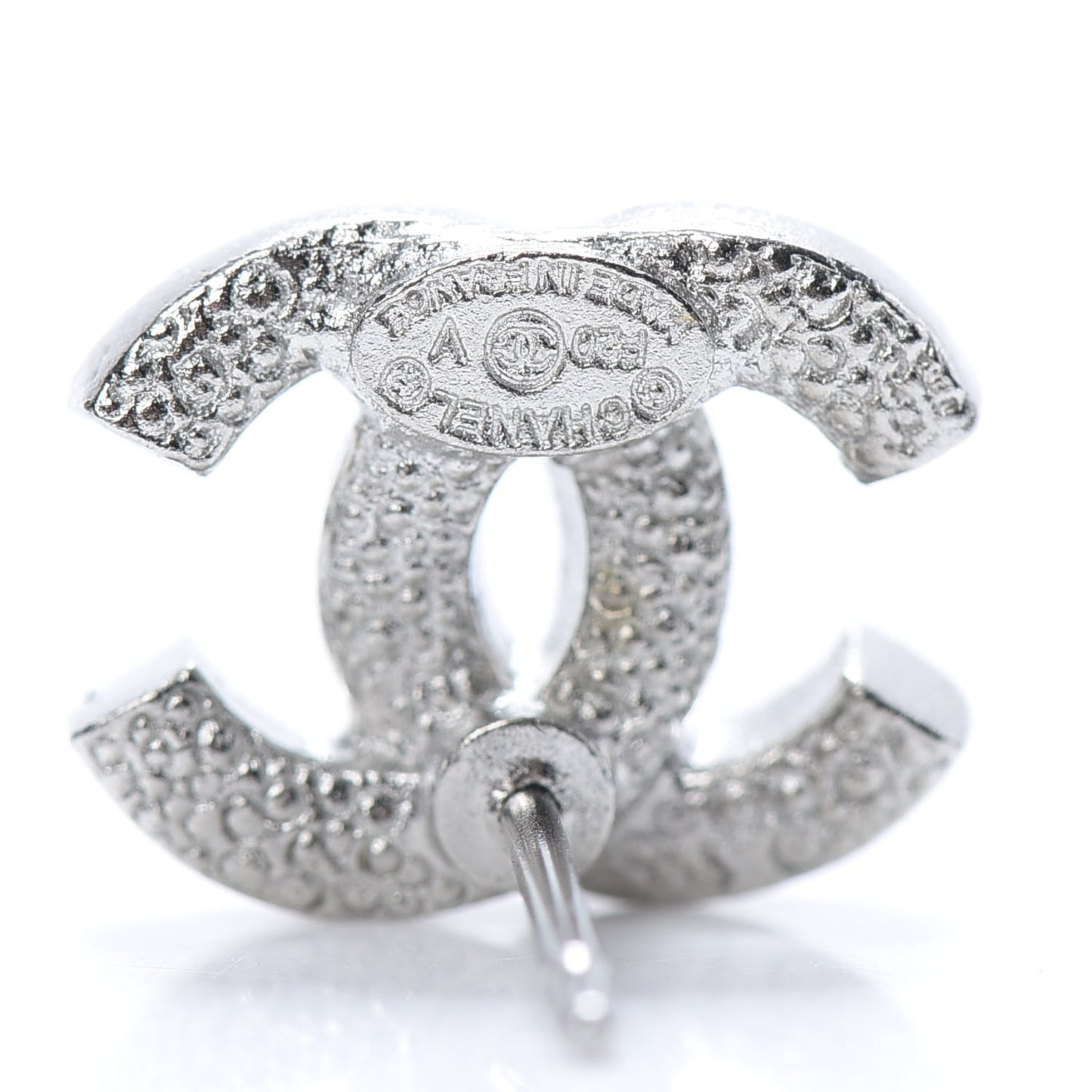 Crystal Mini Timeless CC Earrings Silver