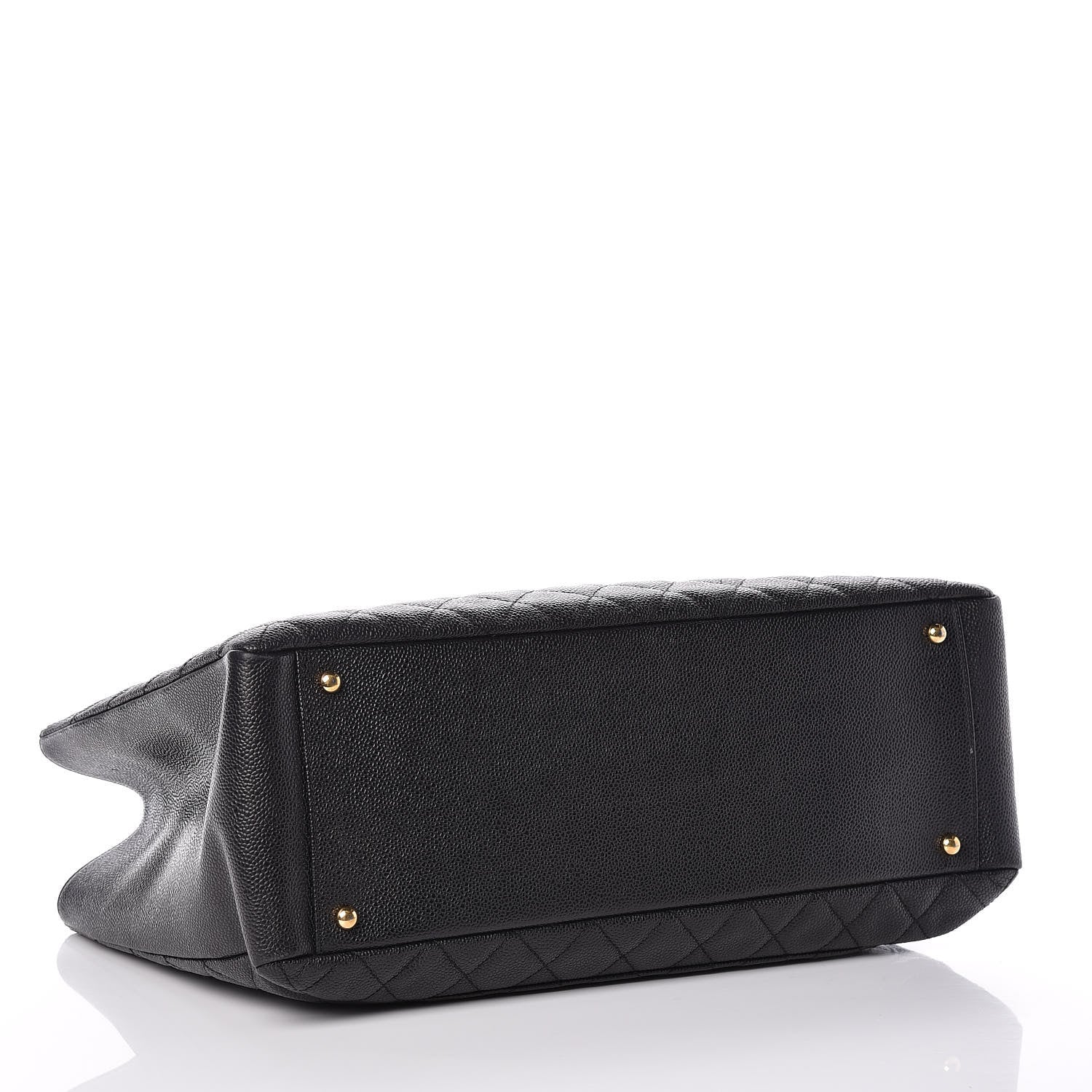 Chanel Caviar Quilted XL Grand Shopping Tote GST Black 4 of 13