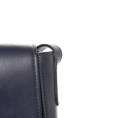 Mansur Gavriel Calfskin Flap Crossbody Bag Blu 9 of 10