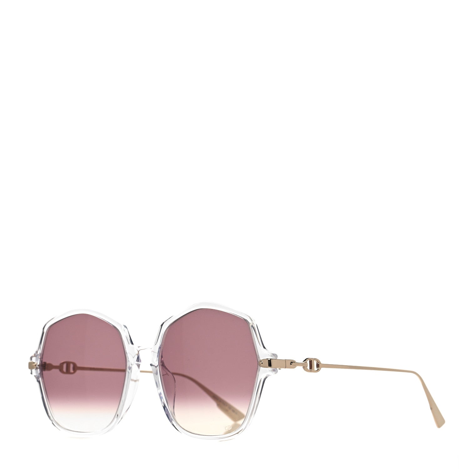 Christian Dior Acetate DiorLink 1 Sunglasses Pink Gold 1 of 9