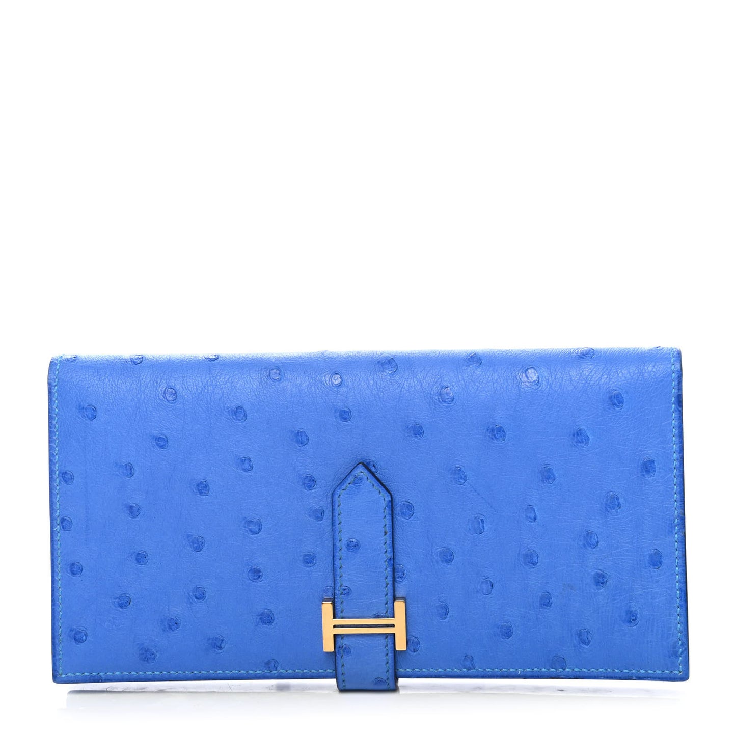 Ostrich Bearn Wallet Bleuet