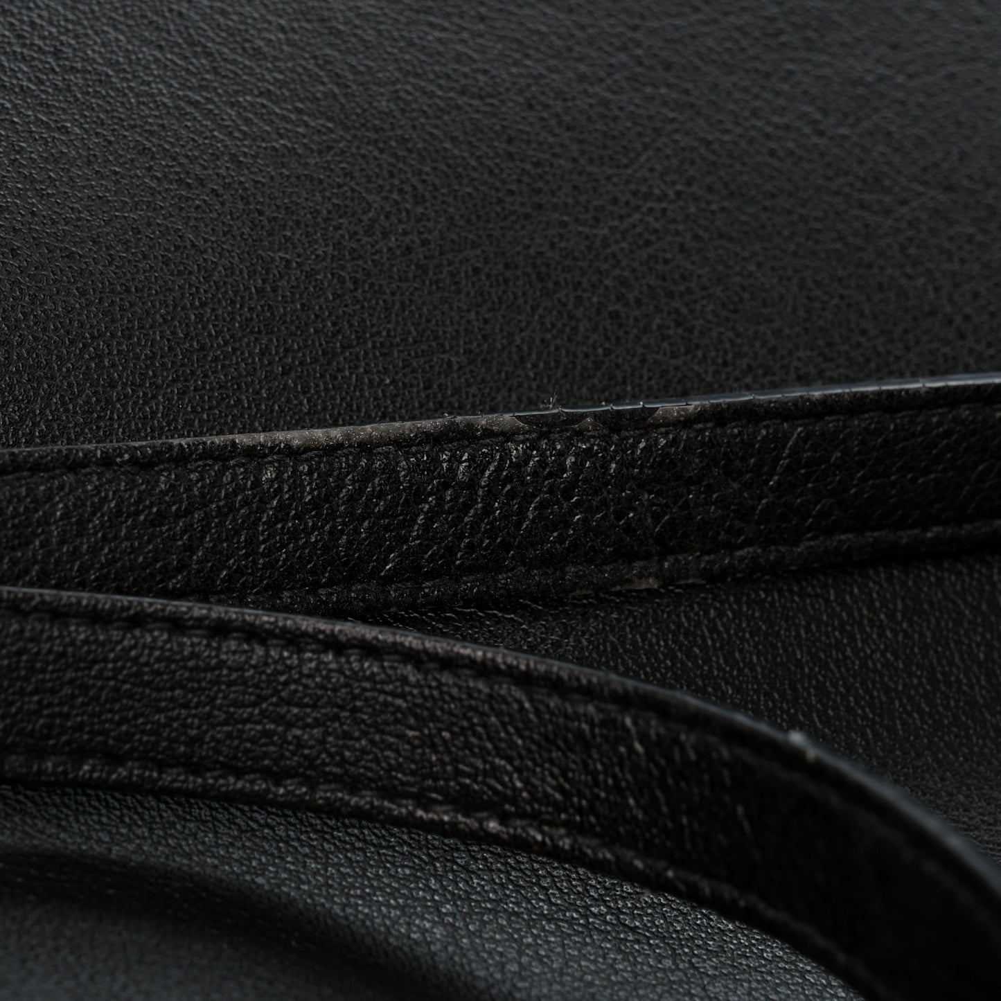 Calfskin North-South Shopping Tote Black