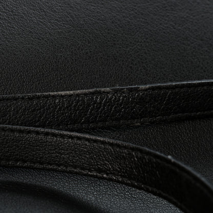 Saint Laurent Calfskin North-South Shopping Tote Black 10 of 12