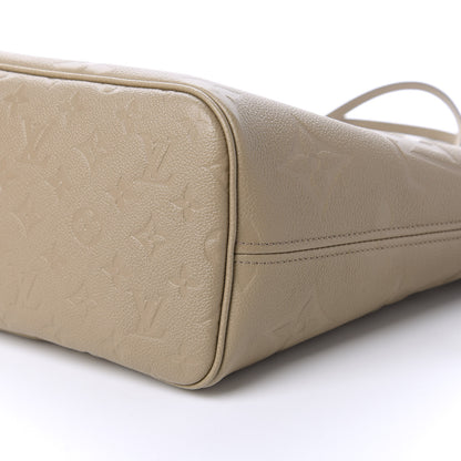 Louis Vuitton Empreinte Monogram Giant Neverfull MM Tourterelle 7 of 10